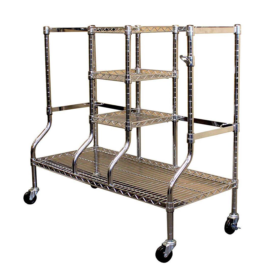 SafeRacks Heavy Duty Wire Shelf Golf Bag Equipment Organizer Garage