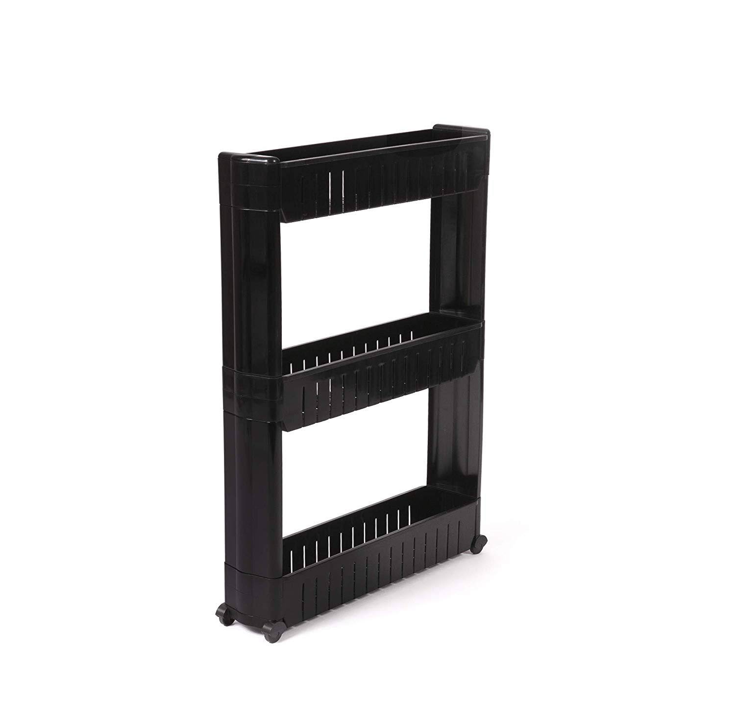 Ideaworks 3 Tier Slide Out Storage Tower Laundry / Kitchen Slim Slide