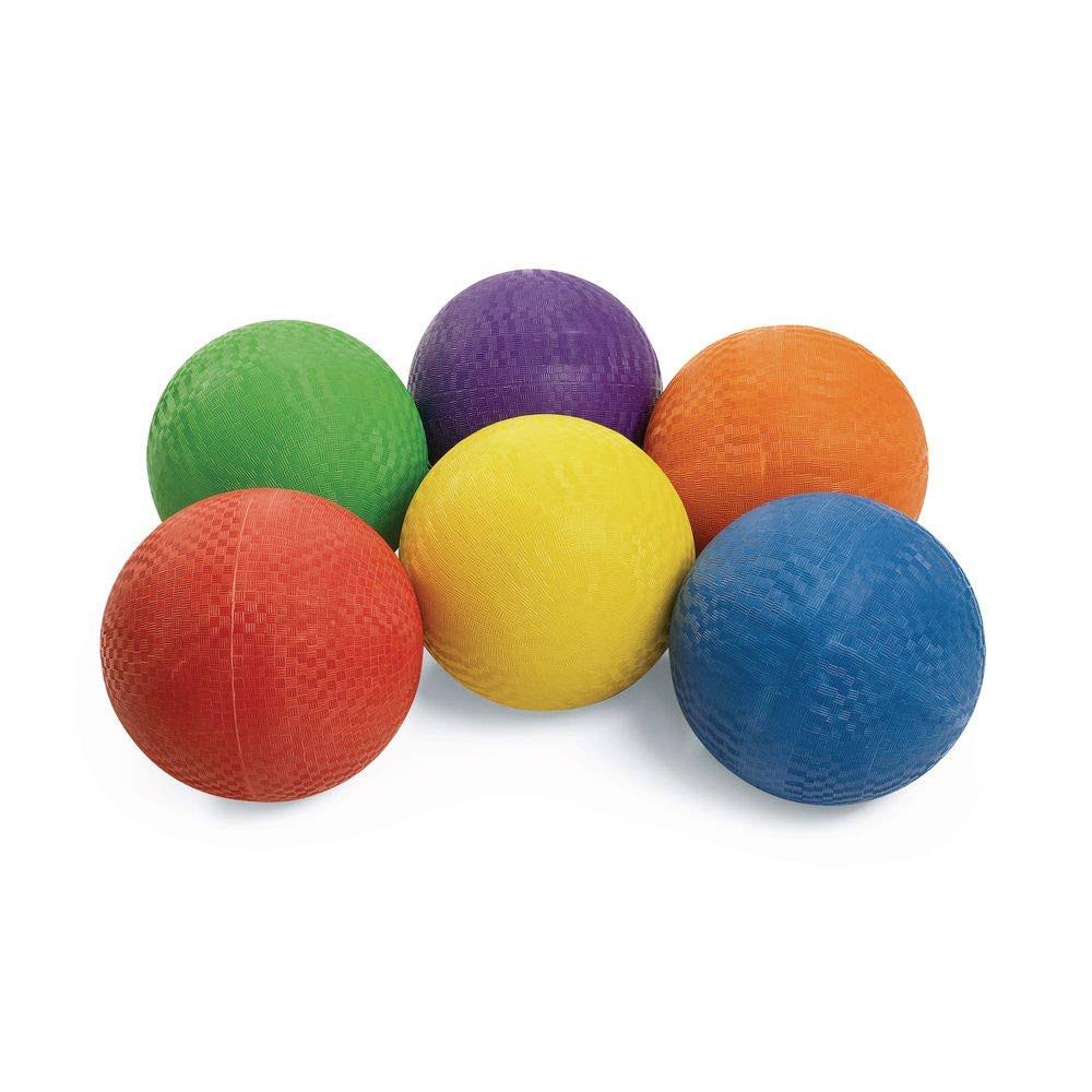 Excellerations Premium Rubber Playground Balls - Set of 6 - WGL-1-s