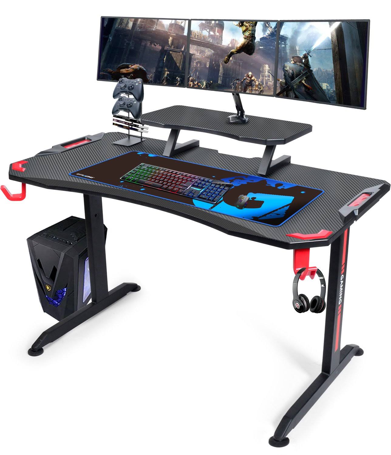 GTRACING 47 inch Gaming Desk T01-BLACK - WGL-1-s