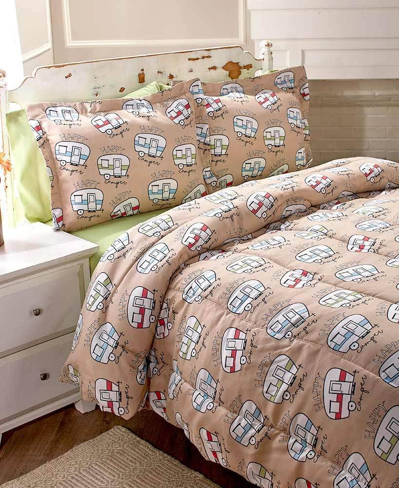 Happy Camper Bedding Collection King Comforter Set phonsri