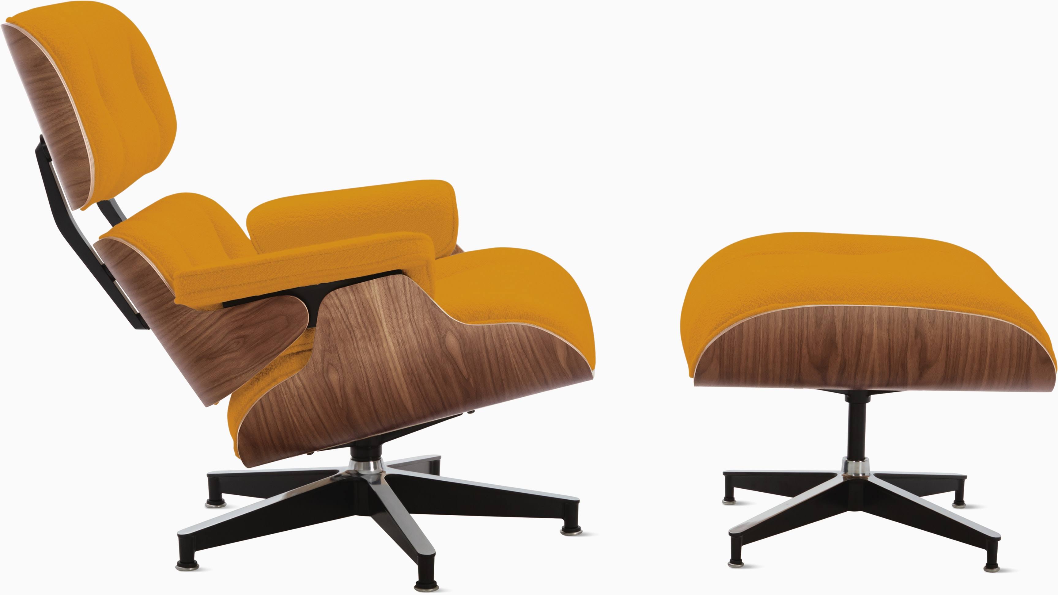 Eames Lounge Chair and Ottoman Ochre, Standard by petsdu