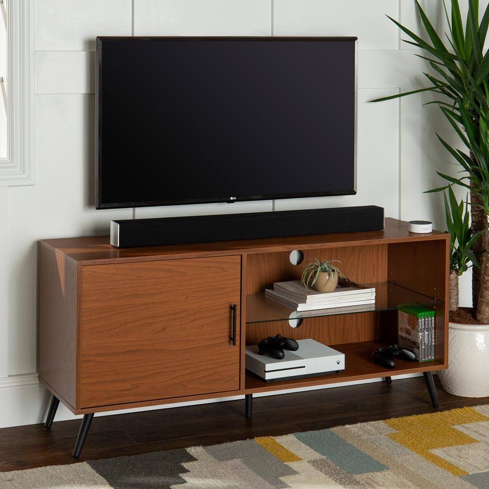 Walker Edison 52 in. Acorn TV Stand with Black Legs WGL1s