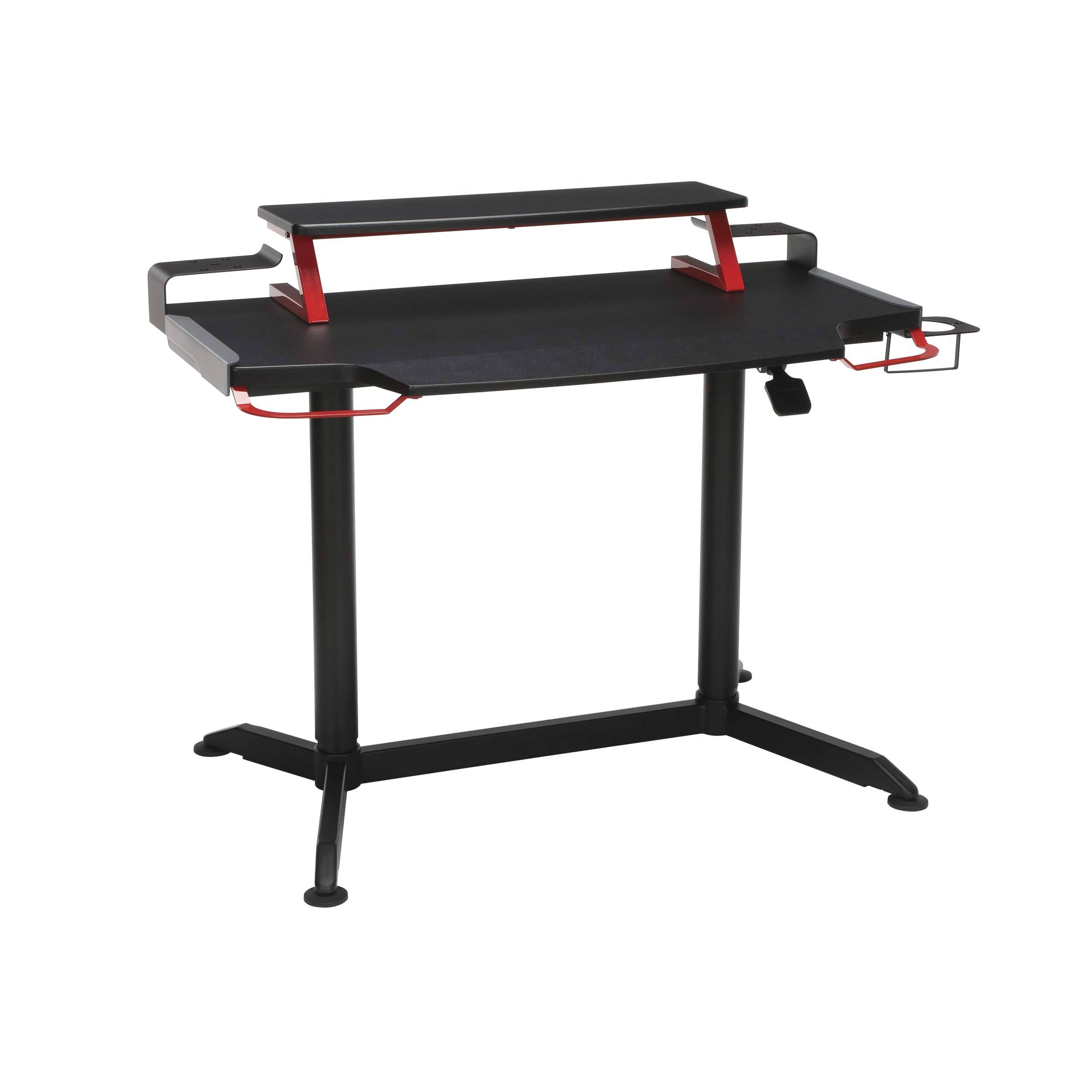 3000 Height Adjustable Gaming Computer Desk, Red WGL1s