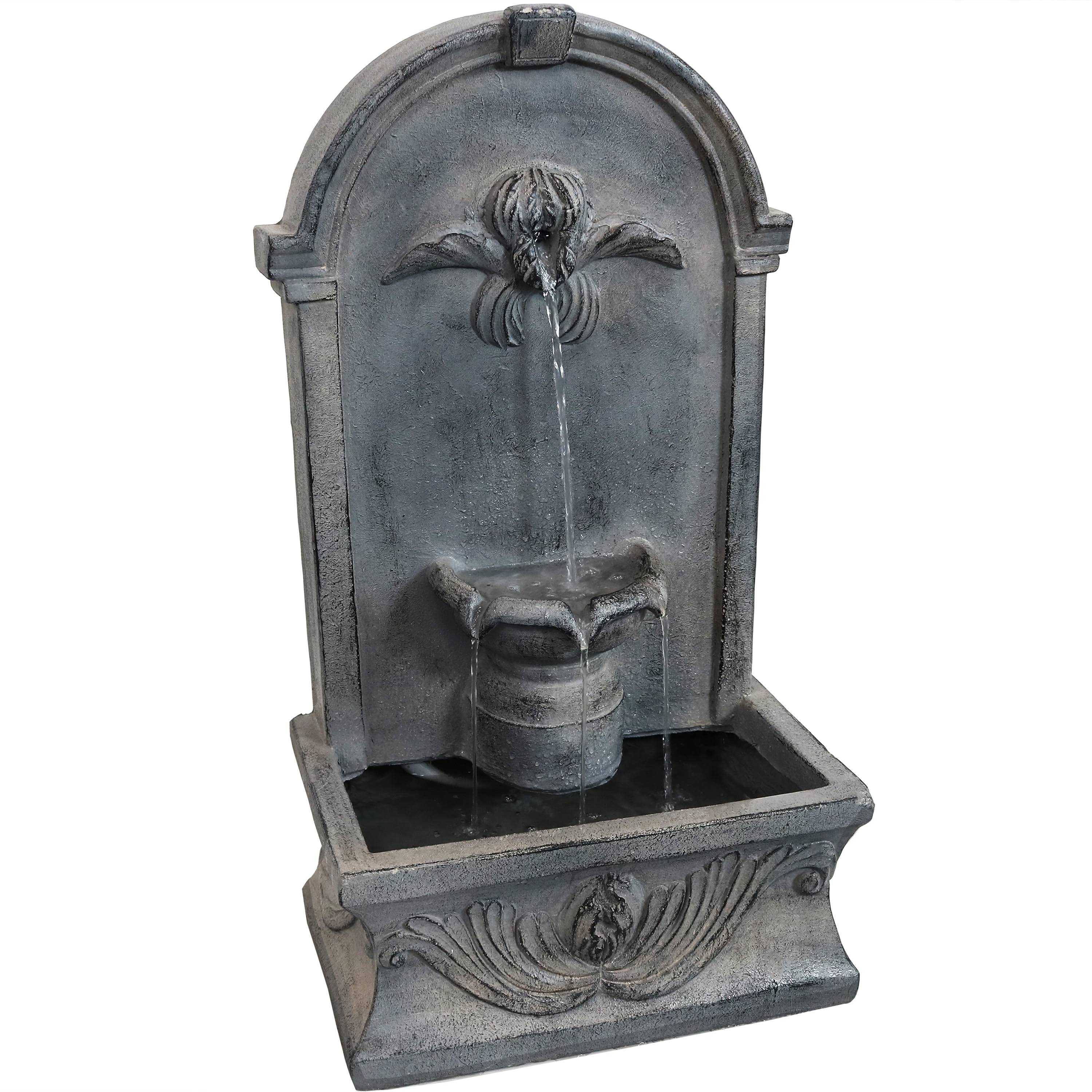 Sunnydaze FrenchInspired Reinforced Concrete Indoor/Outdoor Fountain