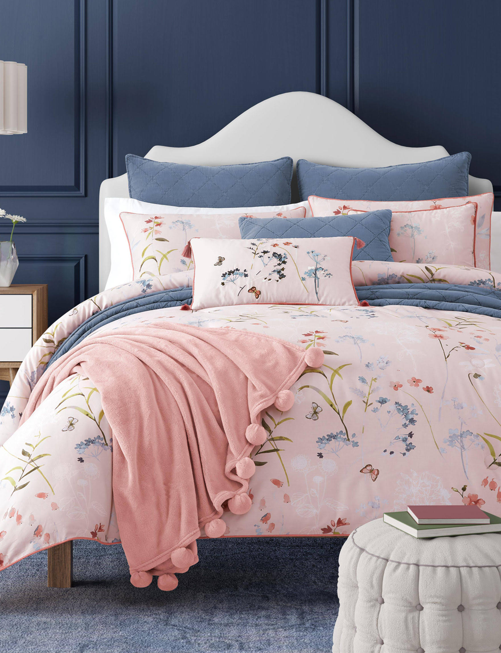 Five Queens Court Blakely Floral Comforter Set Full Queen WGL1s
