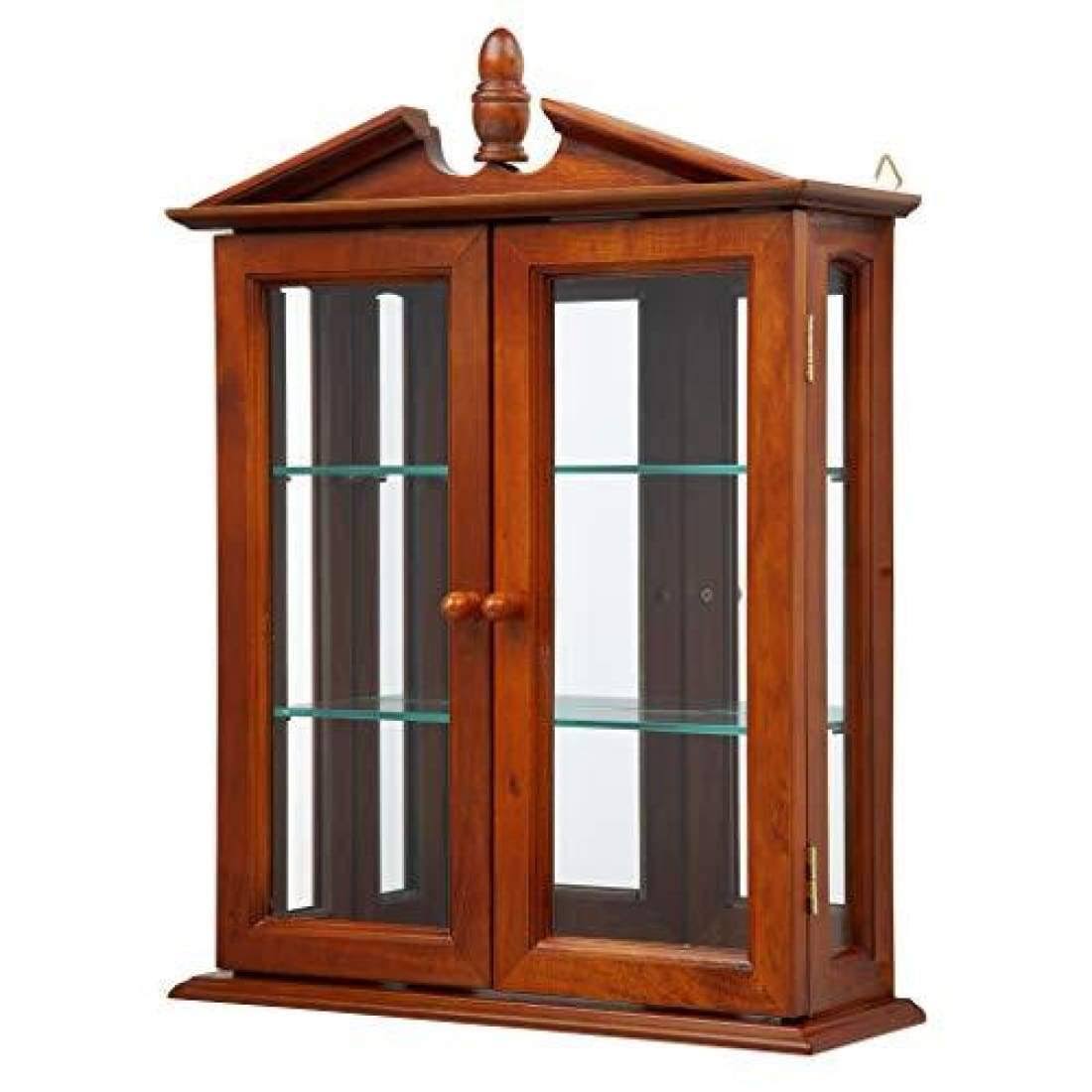design toscano amesbury manor wall curio cabinet