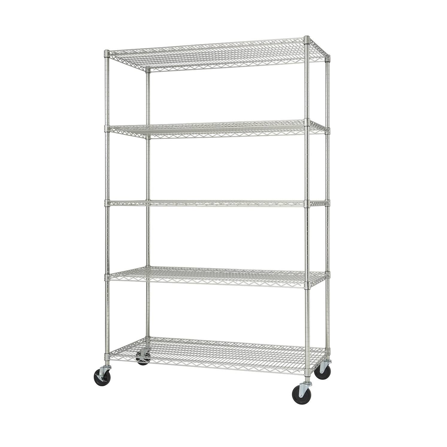 Trinity EcoStorage 5 Tier Wire Shelving Rack WGL1s