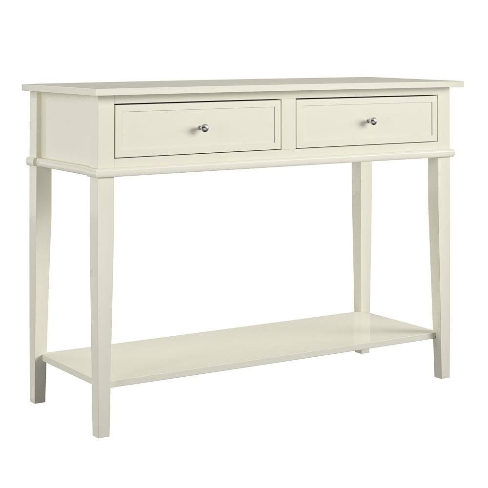 Ameriwood Home Franklin Console Table, Soft White - WGL-1-s