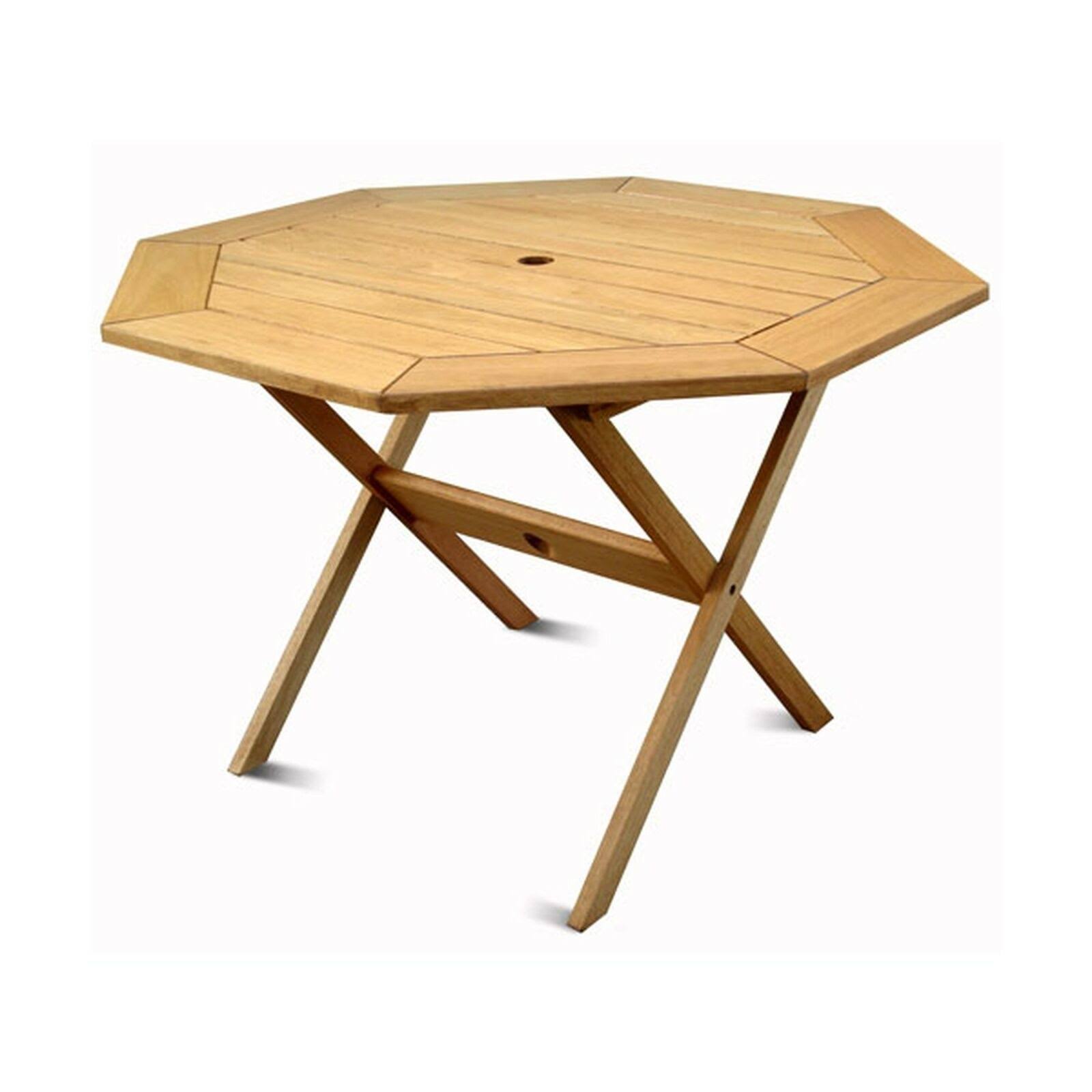 Amazonia Milano FSC Eucalyptus Wood Outdoor Octagonal Table petsdu