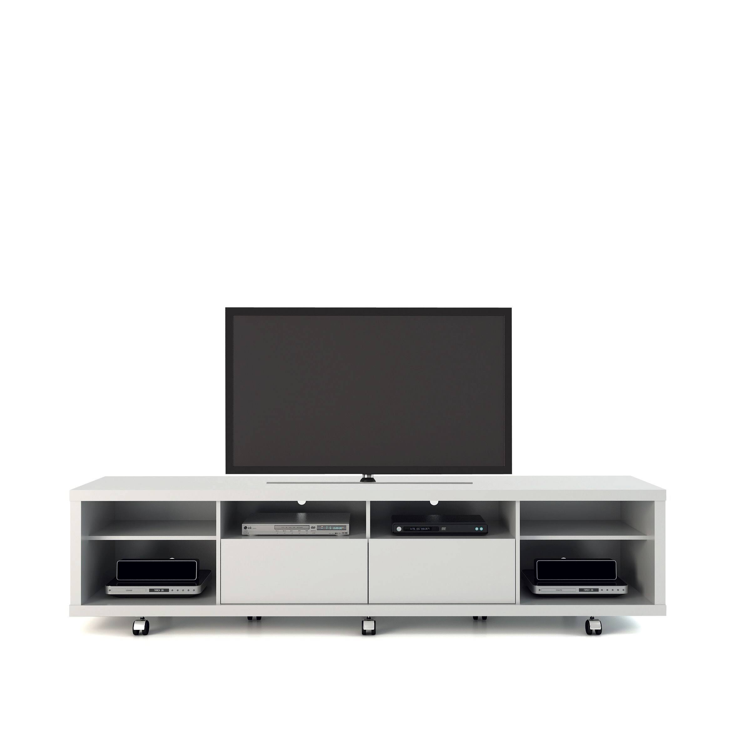 Cabrini TV Stand, White Gloss WGL1s