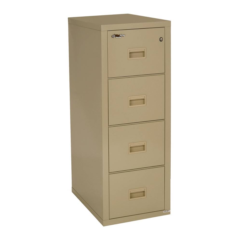 FireKing Turtle Insulated Fireproof Filing Vertical, 4 Drawer WGL1s