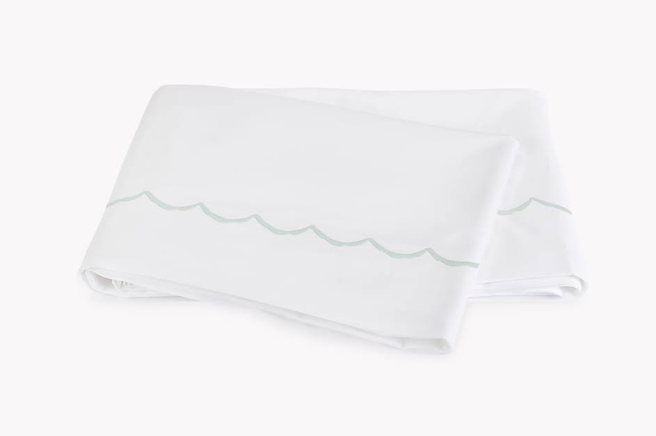 Matouk Scallop Flat Sheet WGL1s