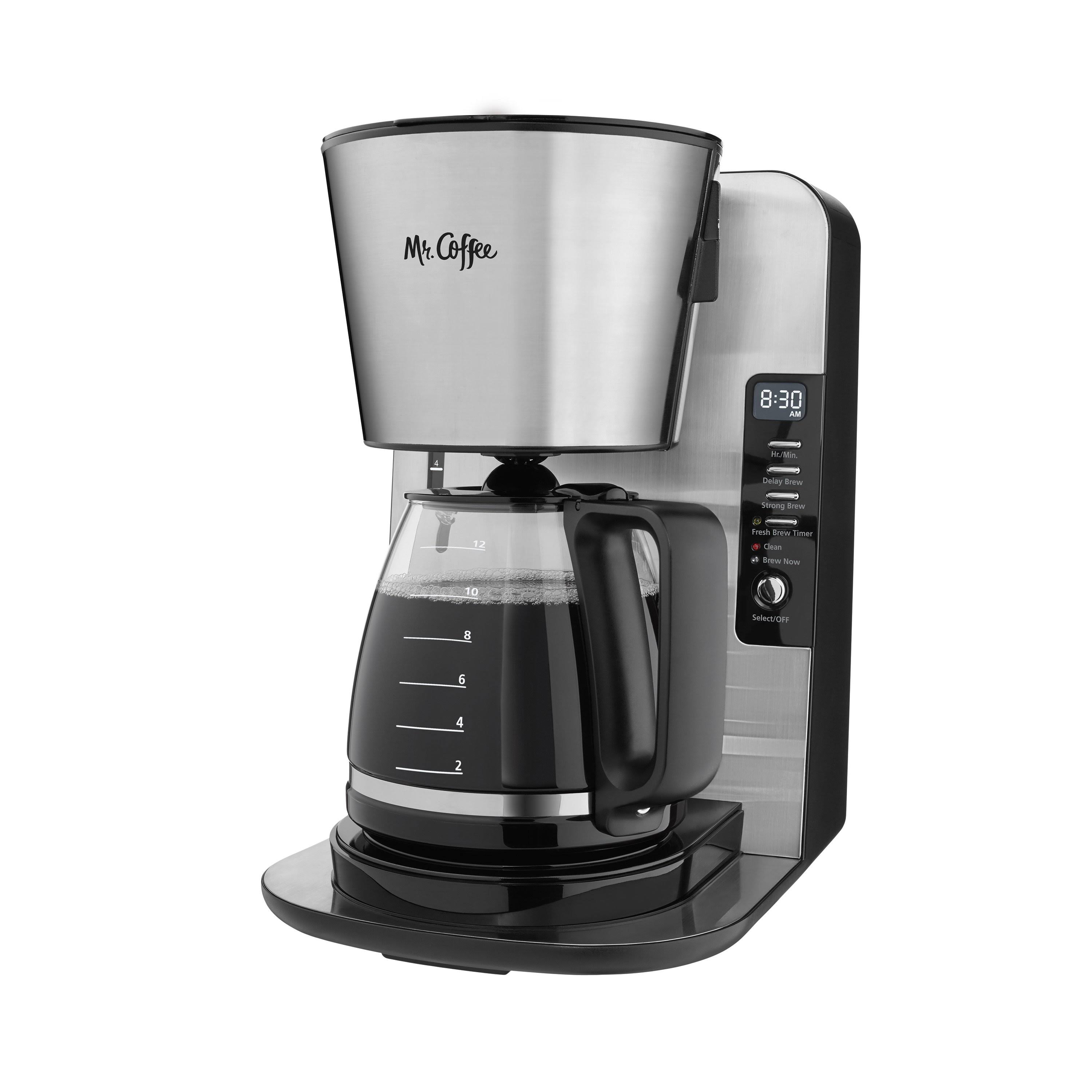 Mr Coffee Coffeemaker, Programmable, Advanced Brew, 12 Cup - WGL-1-s