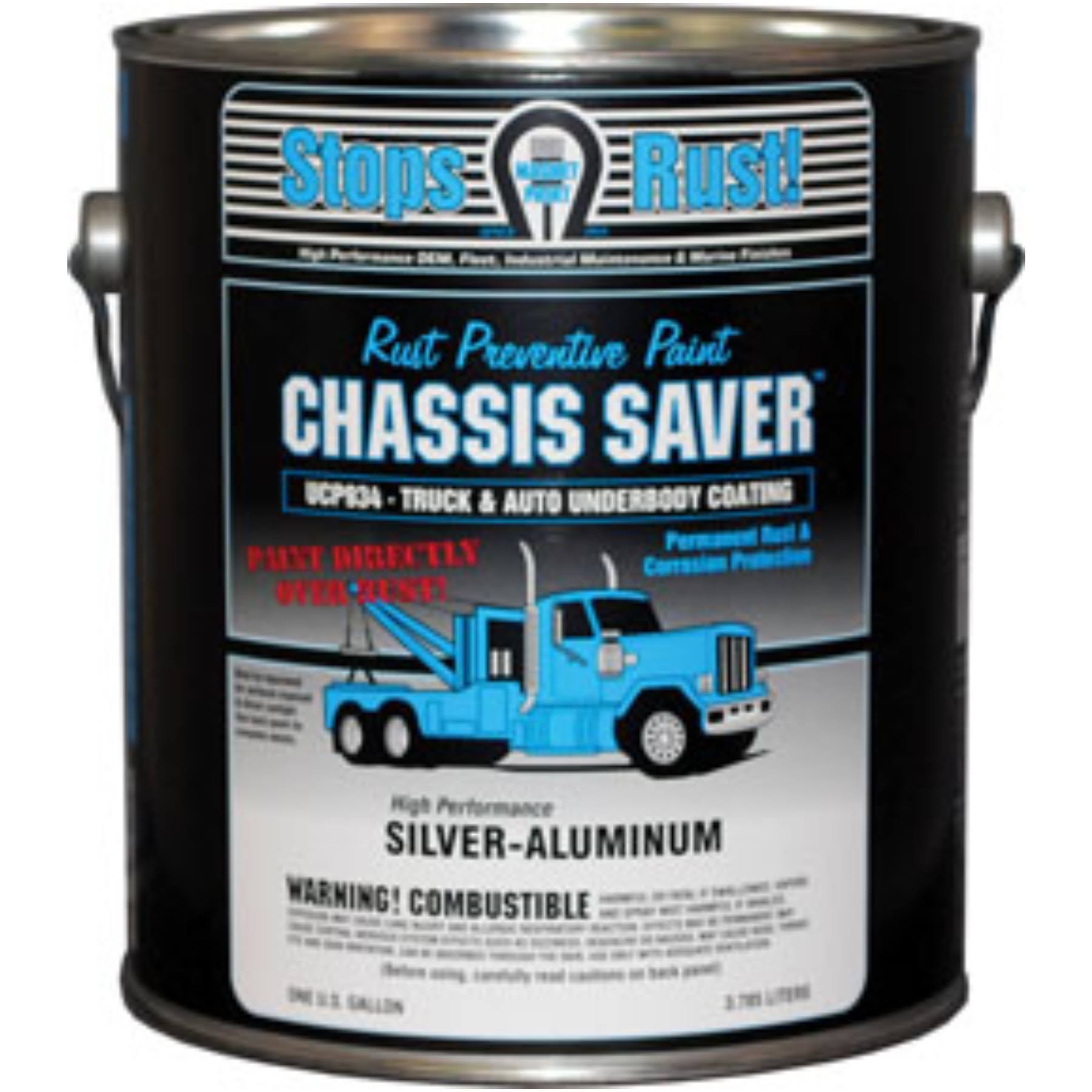 Paint Co UCP93401 Chassis Saver Silver Aluminum 1 Gallon WGL1s