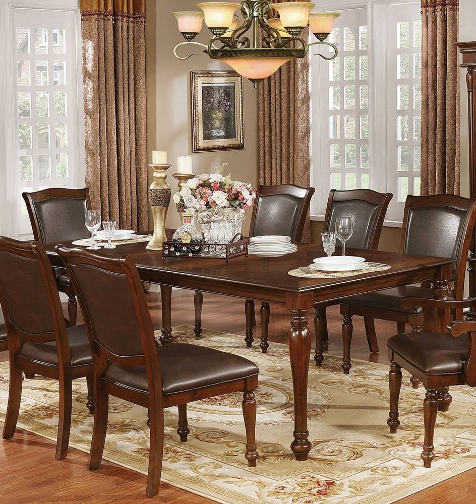 Sylvana Brown Cherry Dining Table WGL1s