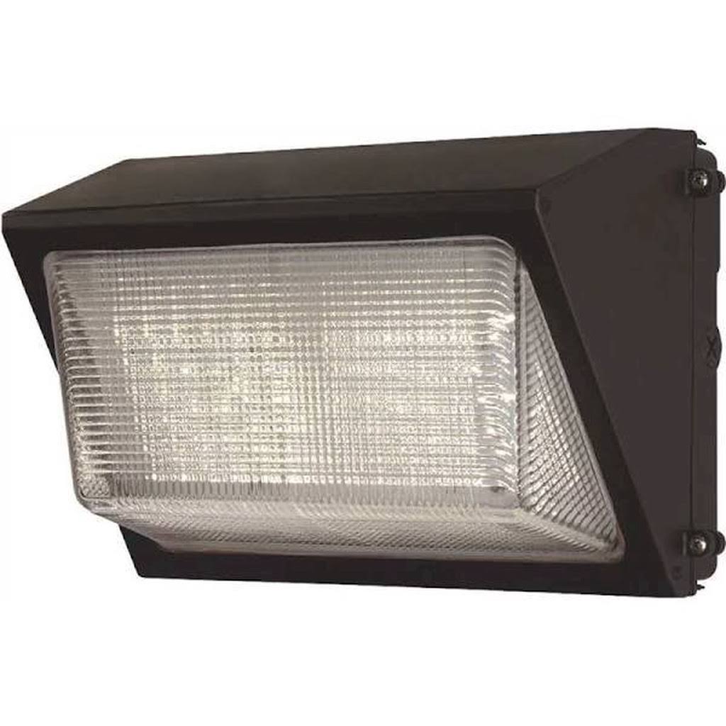 Commercial Electric Commercial 450Watt Equivalent Integrated Outdoor LED Wall Pack, 6800 Lumens