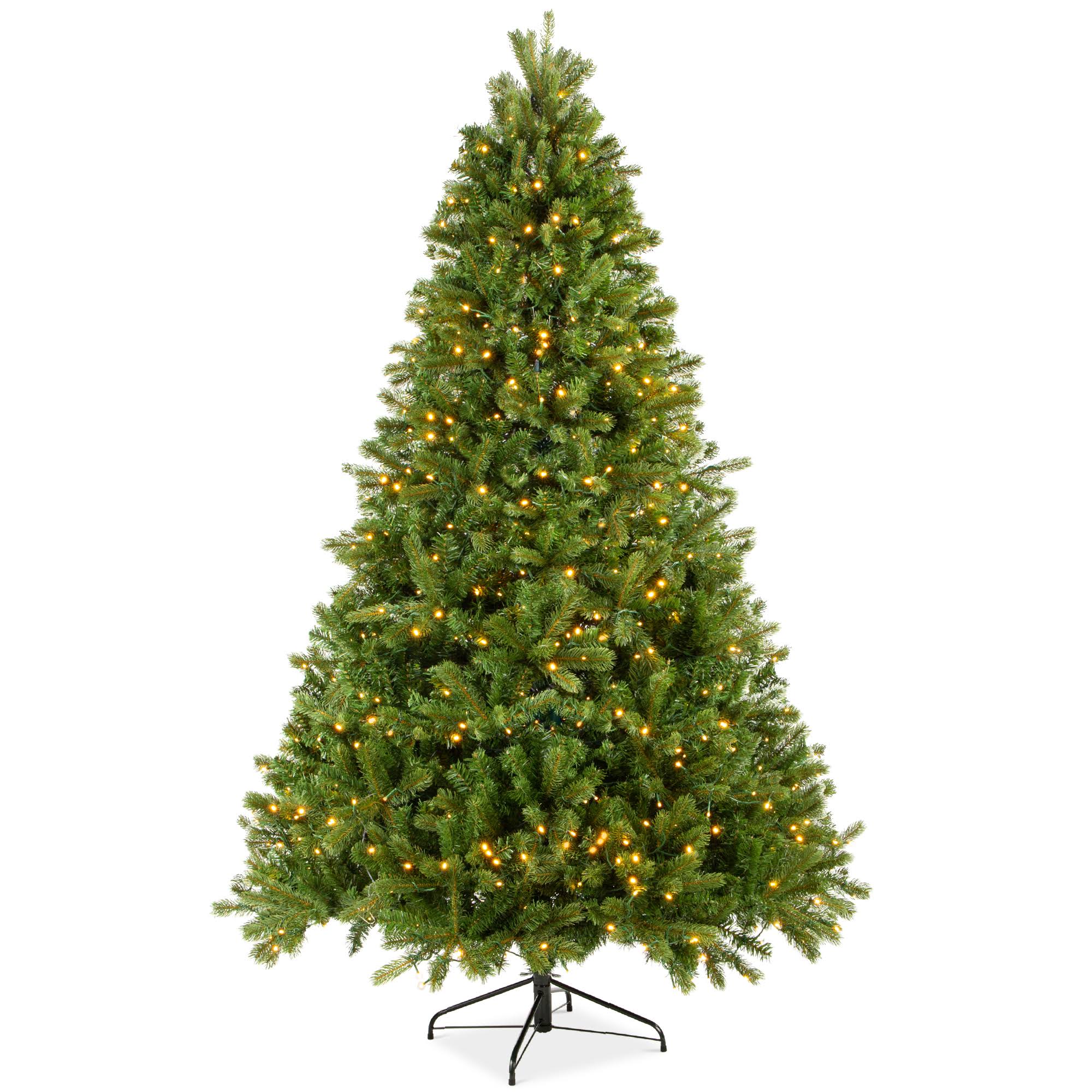7.5ft PreLit Douglas Fir Christmas Tree w/ Realistic Feel, 8 Sequences