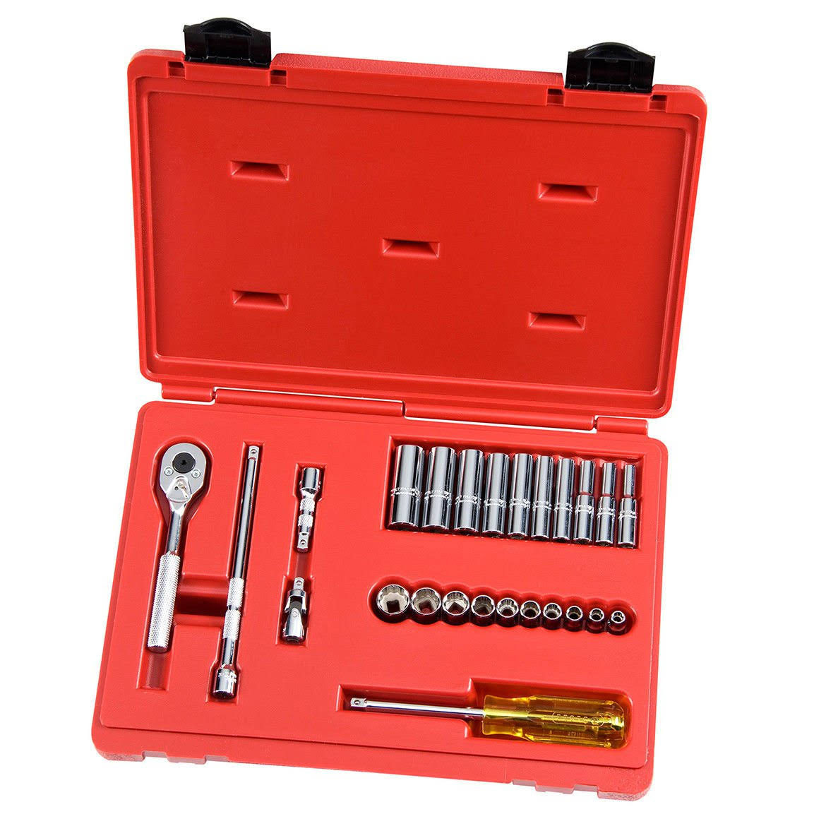 Torqueplus 12Point 25Piece Socket Set, 1/4 Drive Tool petsdu