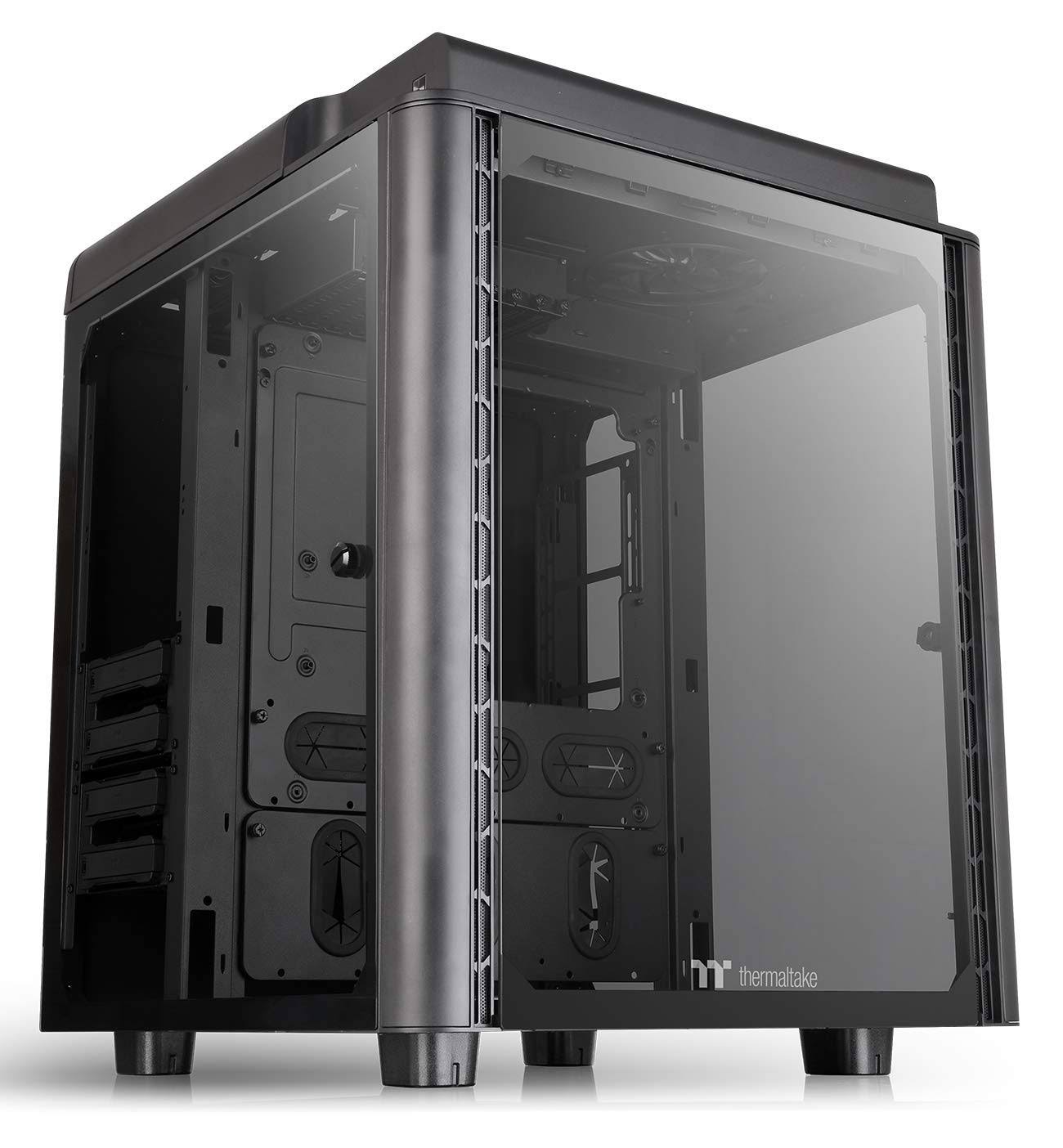 Thermaltake Level 20 HT Gaming Computer Case, Black - WGL-1-s