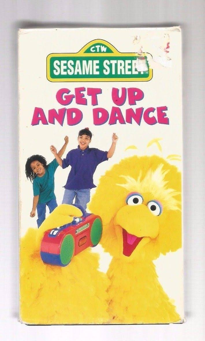 Sesame street get up and dance vhs wgl 1 s