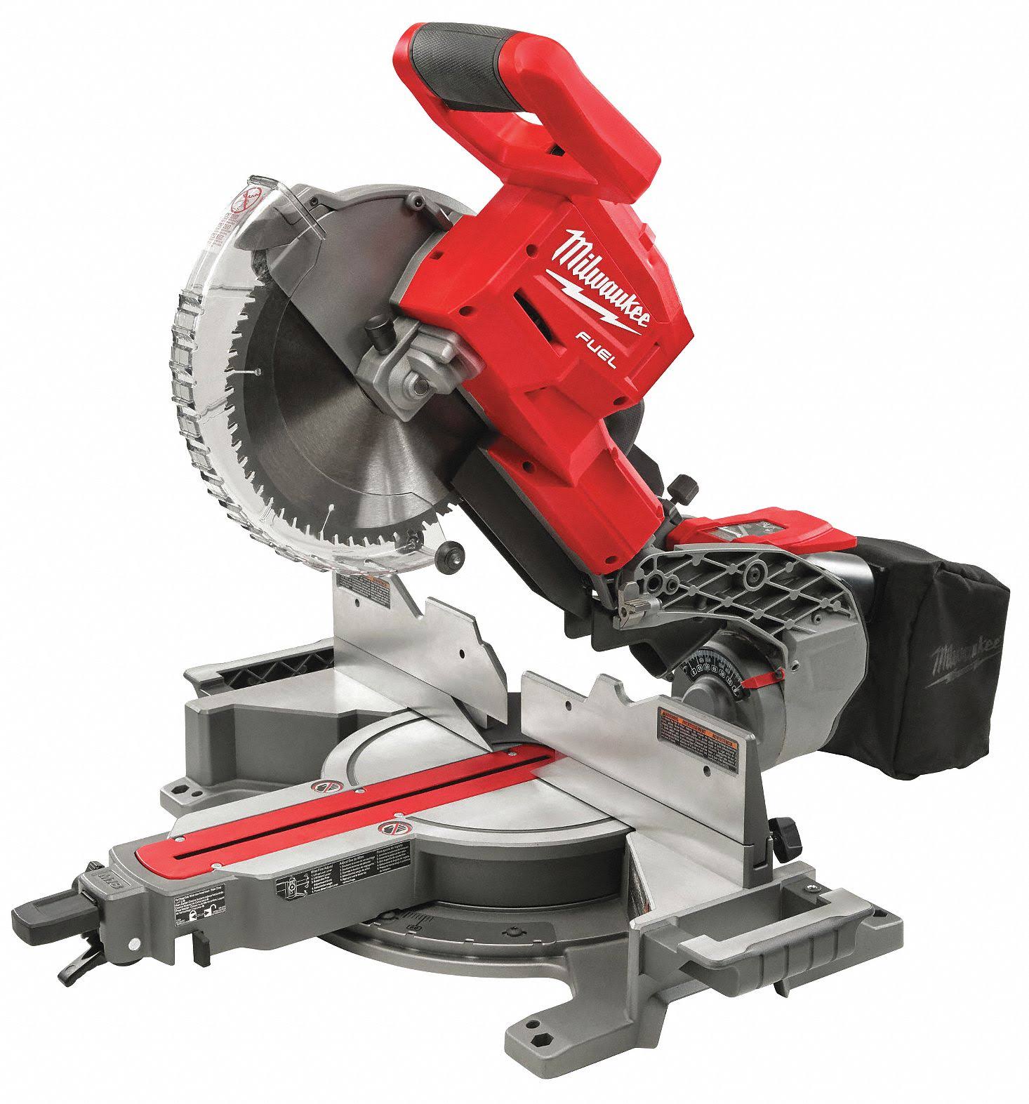 Milwaukee 2734-20 M18 Fuel 10inch Dual Bevel Sliding Compound Miter Saw ...