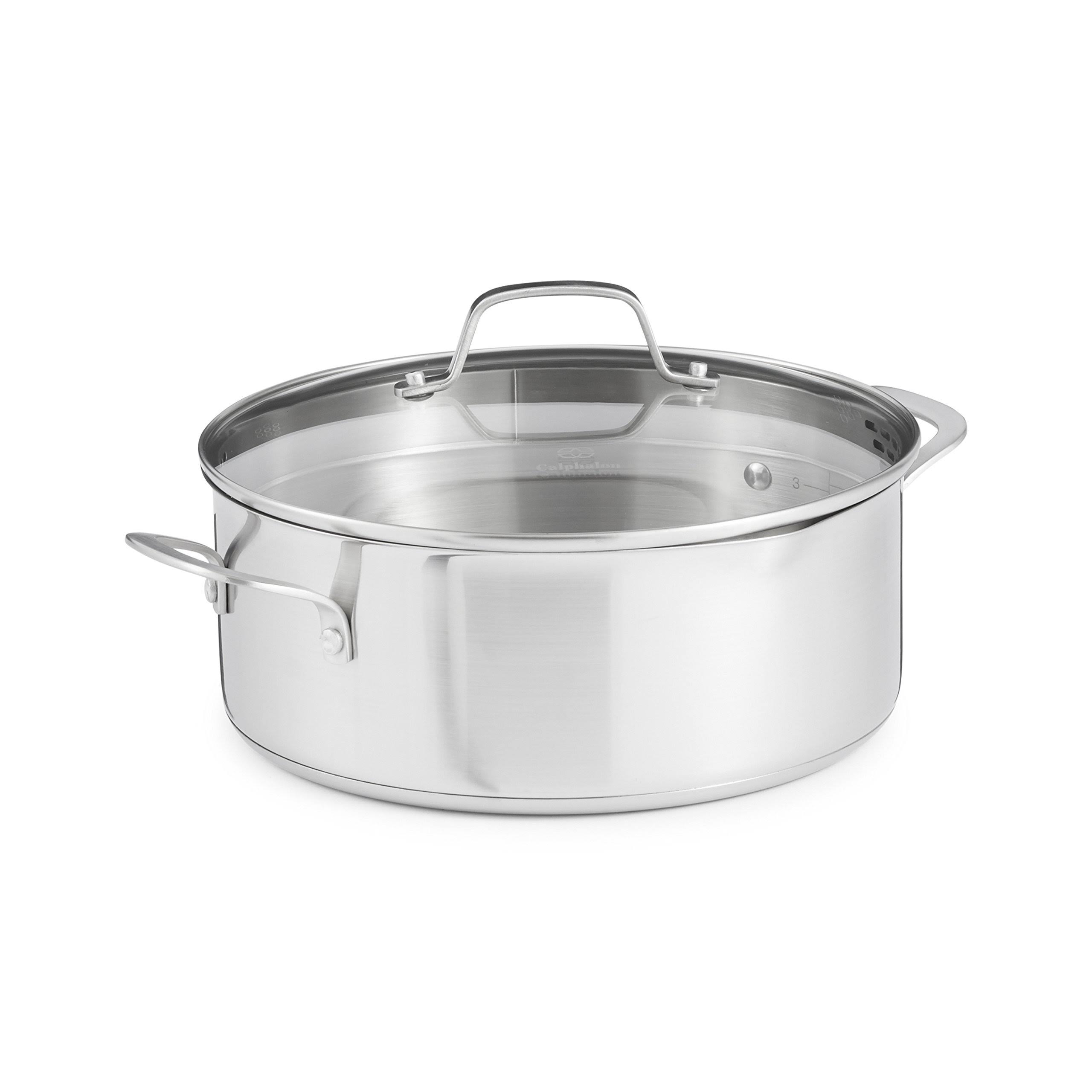 Calphalon Classic 5Quart Stainless Steel Dutch Oven petsdu