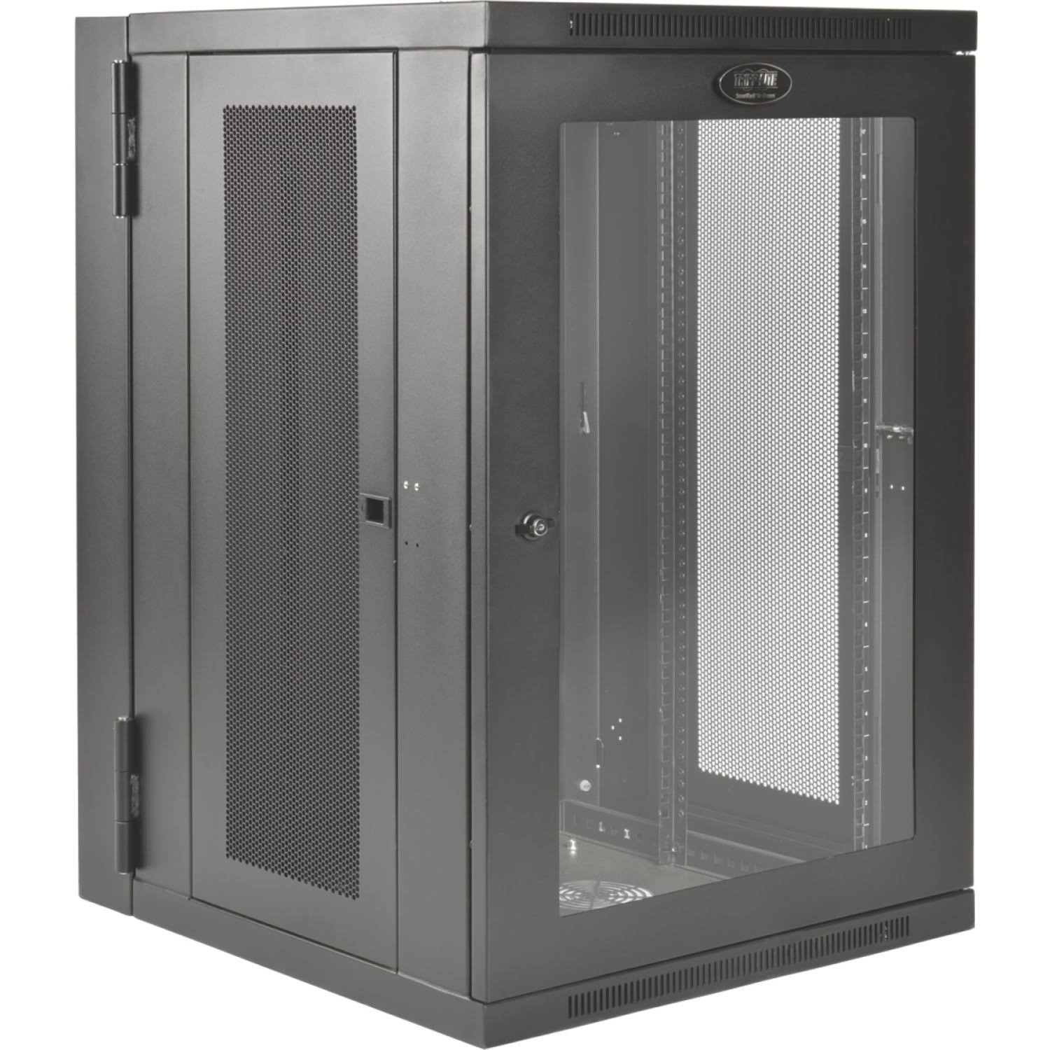 18u Wall Mount Rack Enclosure Server Cabinet Deep Acrylic Window Srw18usdpg Wgl 1 S 7780