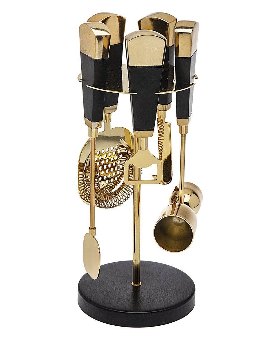 Godinger Nero D'oro Bar Tool Set petsdu