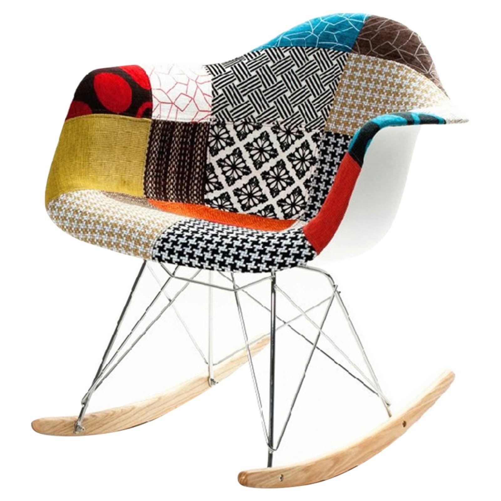 Aron Living Attoll Pattern Rocker Arm Chair WGL1s