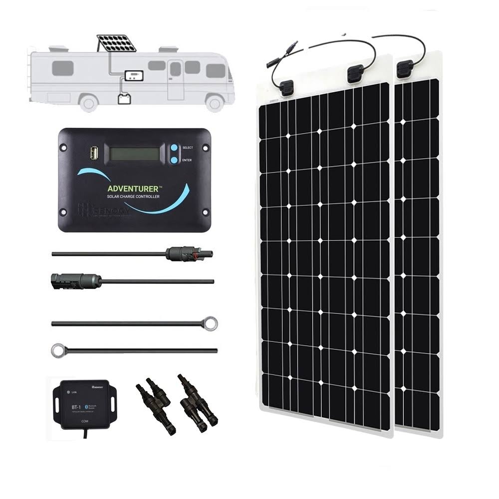 Renogy Watt Volt Flexible Solar Rv Kit Wgl S