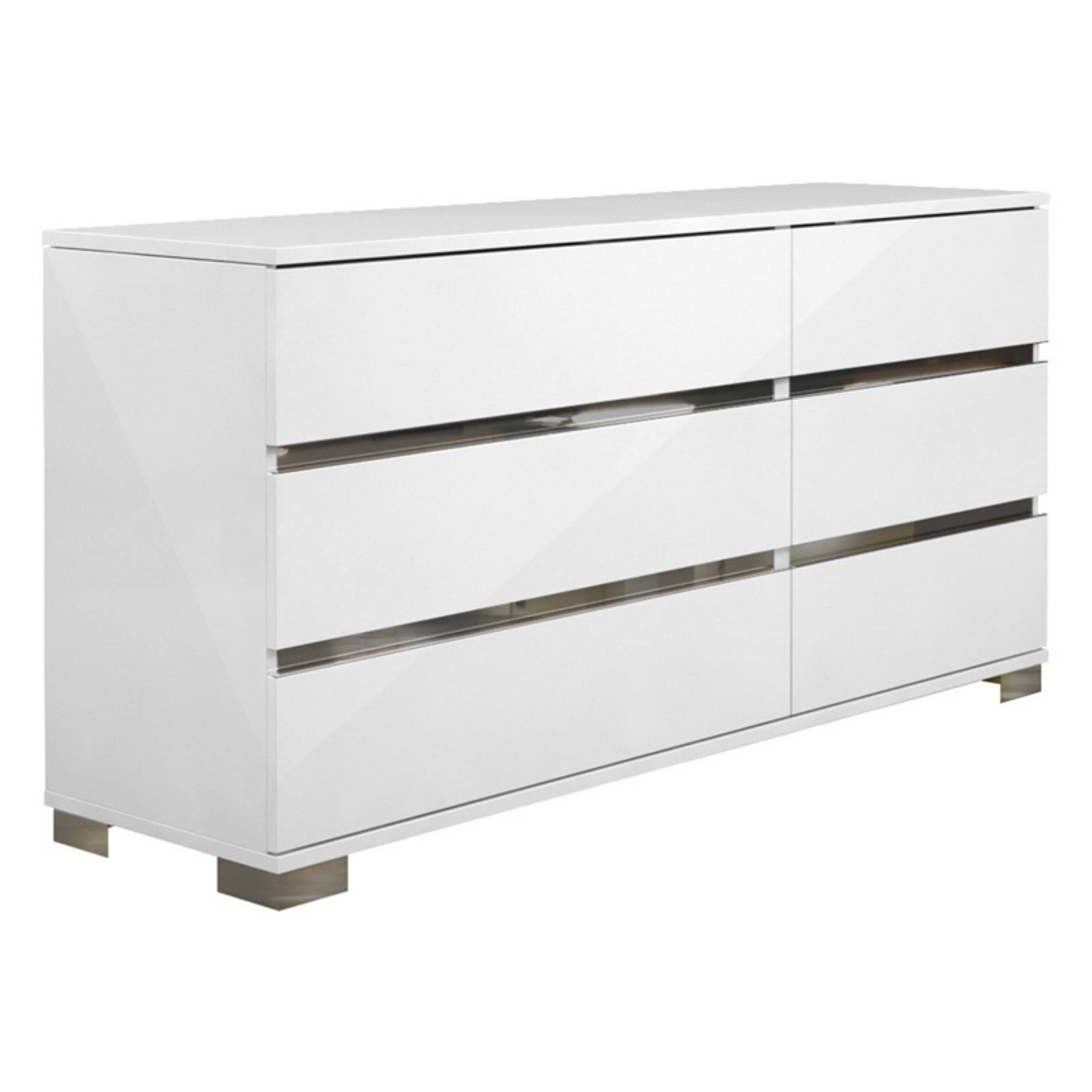 Casabianca Spark Dresser High Gloss White Lacquer WGL1s