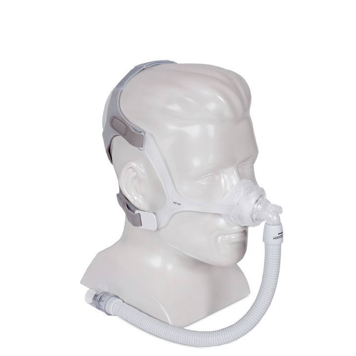 Respironics Wisp Nasal CPAP Mask (Fabric Frame) 1094051 with Headgear ...