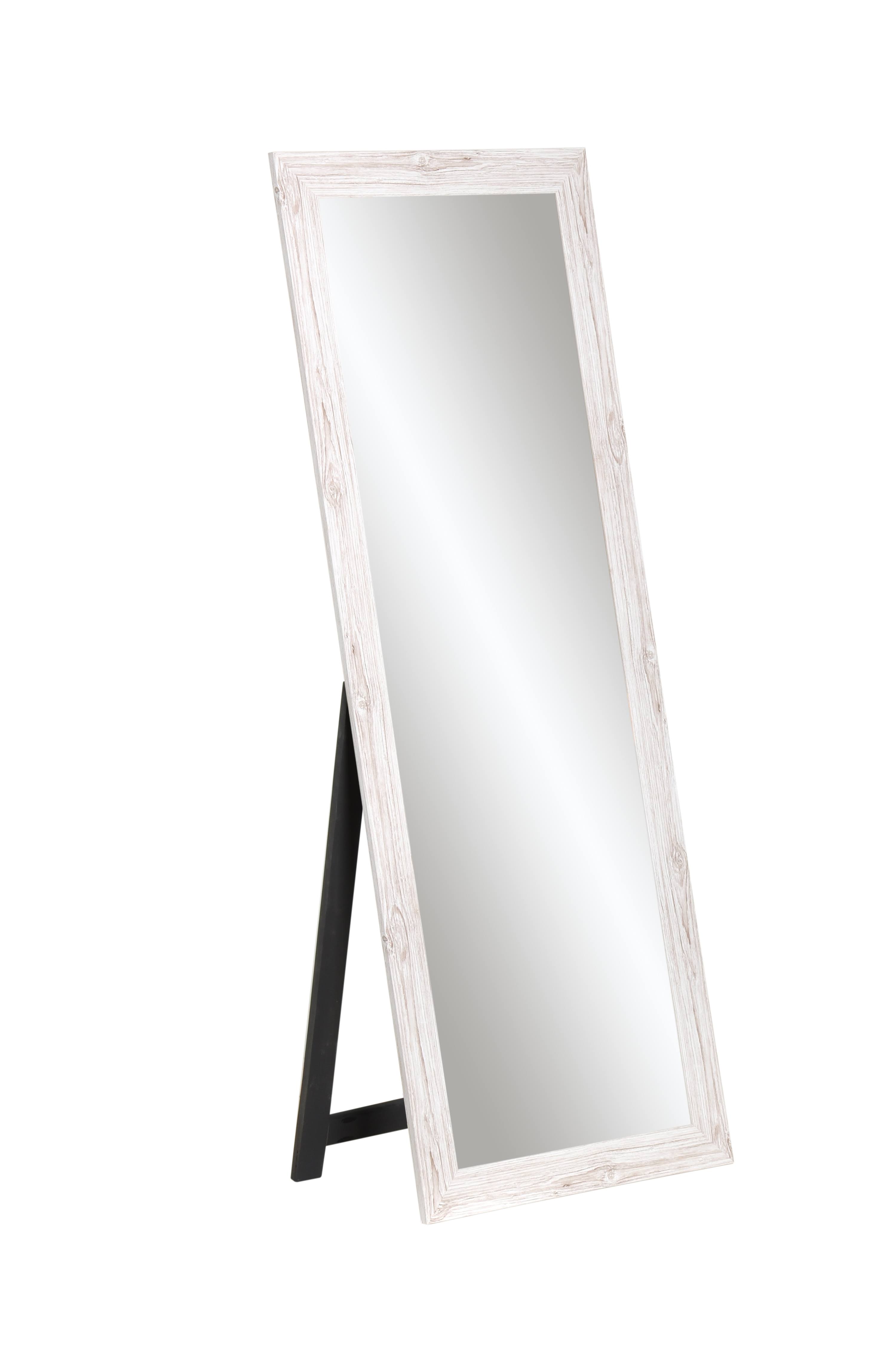 BrandtWorks Farmhouse White Freestanding Full Length Mirror WGL1s