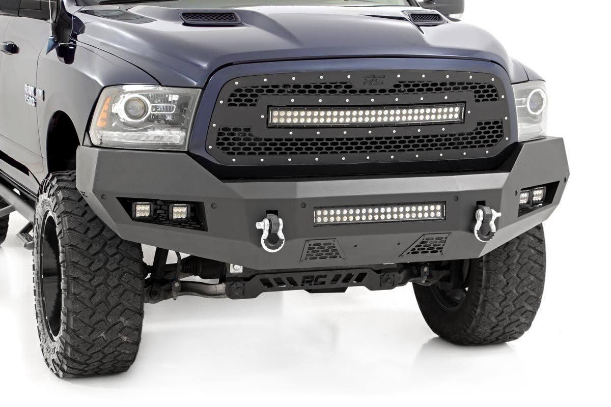 Rough Country 10774 Heavy Duty Front LED Bumper WGL1s