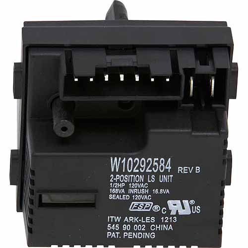 Whirlpool Washer Sensor Switch, Black petsdu
