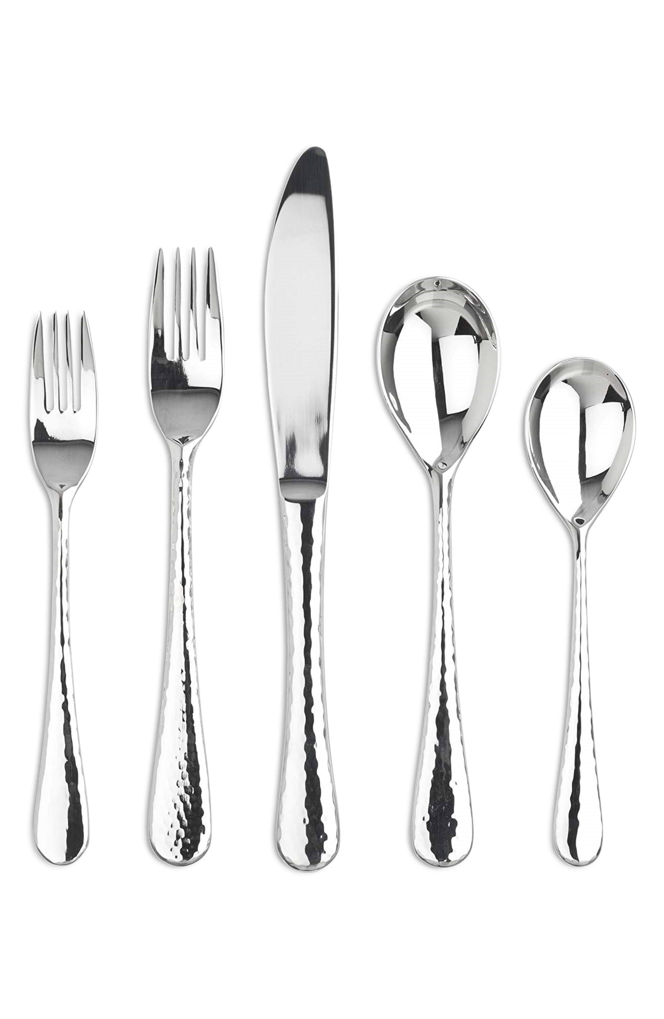 Ginkgo Flatware Shimmer 43Piece Flatware Set WGL1s