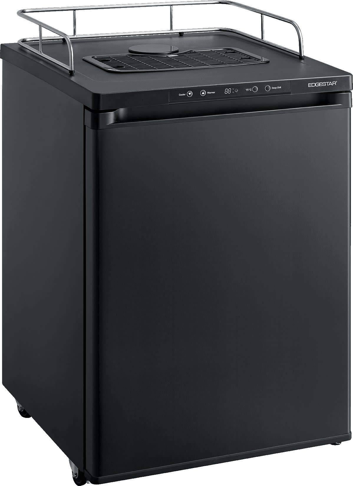 EdgeStar BR3002BL 24 inch Wide Kegerator Conversion Refrigerator for