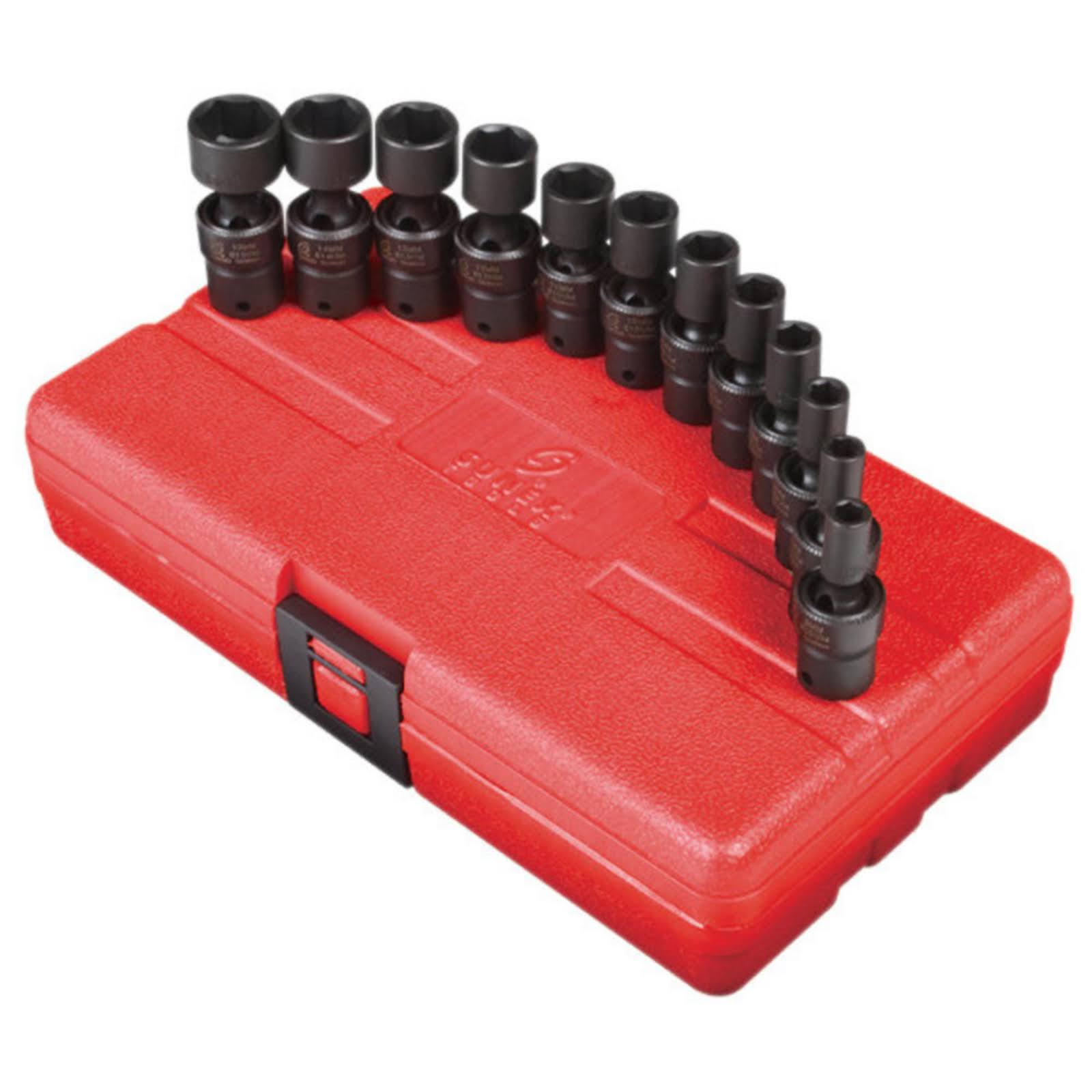 Sunex 12-Piece 1/4 in. Drive Universal Metric Impact Socket Set - WGL-1-s