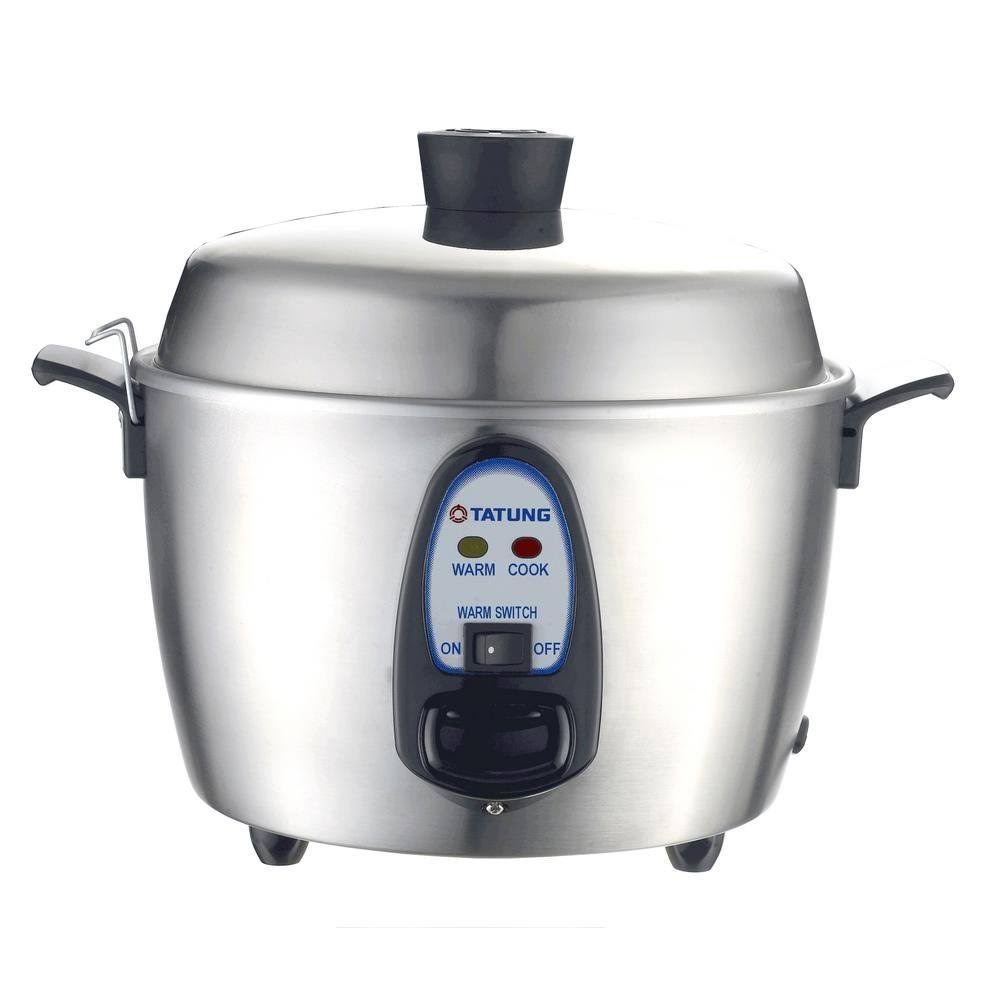 Tatung TAC06KN(UL) 6 Cup Multifunctional Stainless Steel Rice Cooker WGL1s