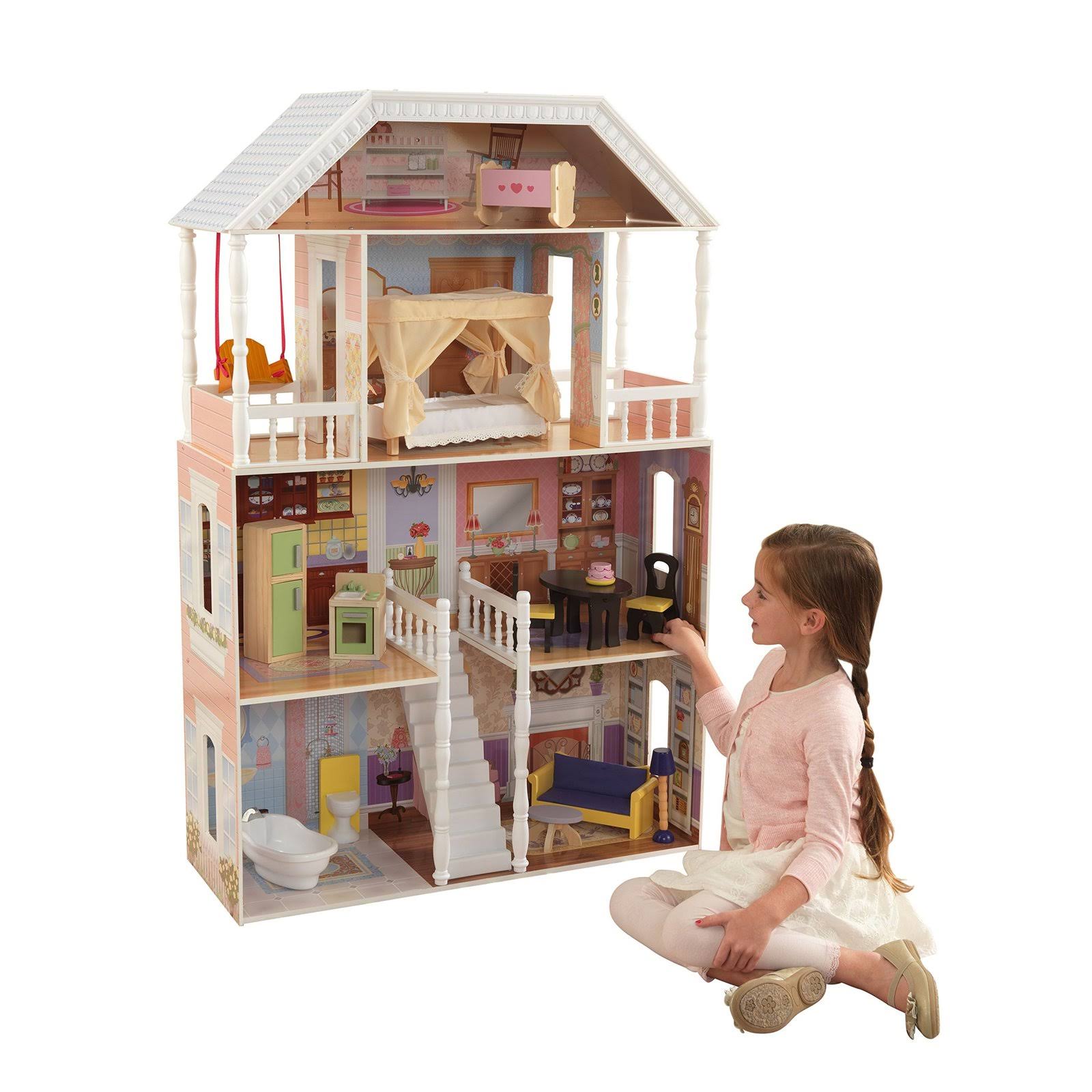 Kidkraft Savannah Dollhouse with Furniture petsdu