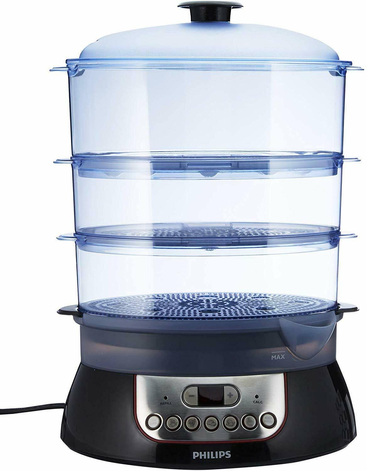 Philips HD9140/91 Steamer Electric 900W Capacity 202.9oz with Timer 3