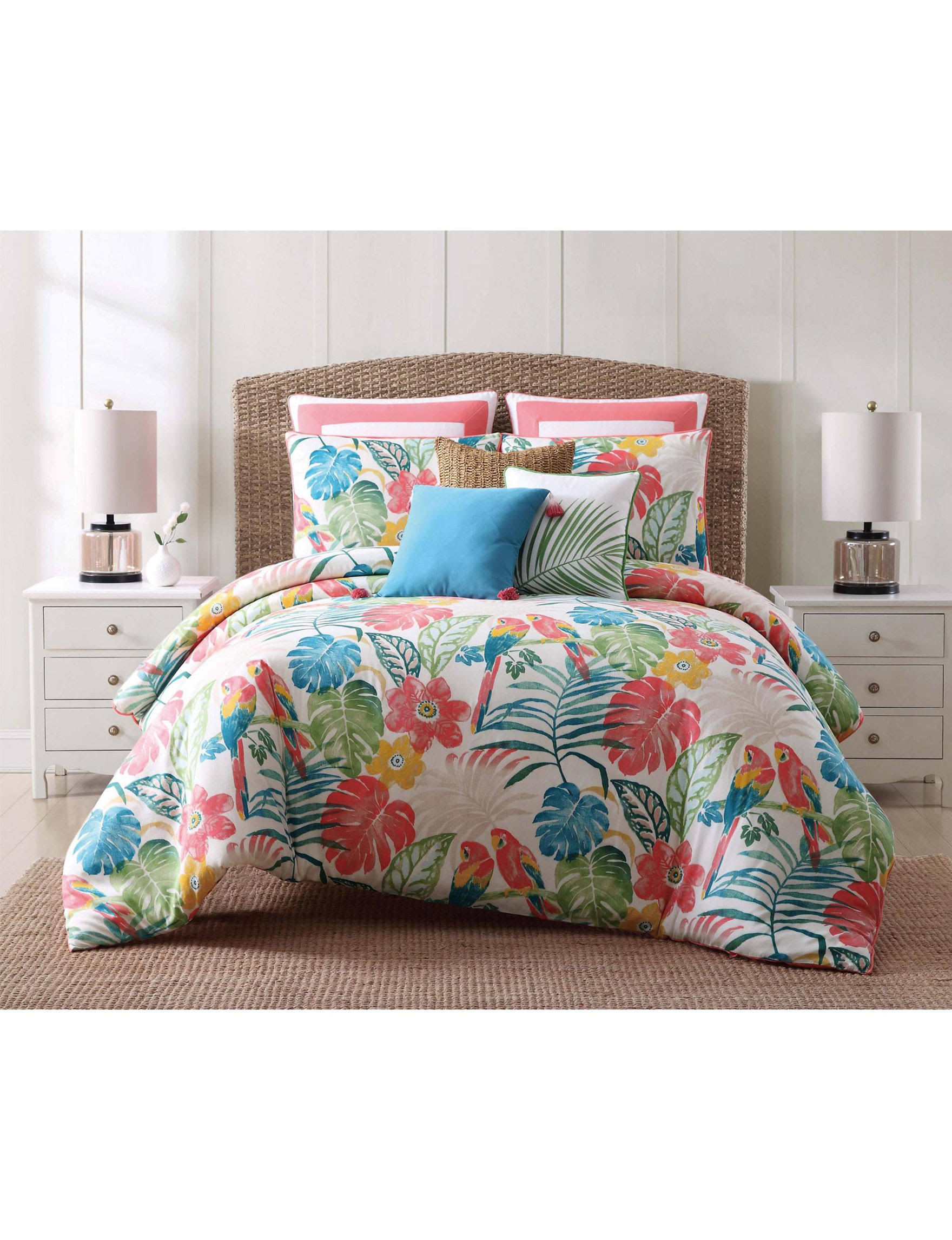 Oceanfront Resort Coco Paradise Duvet Set Multi King WGL1s