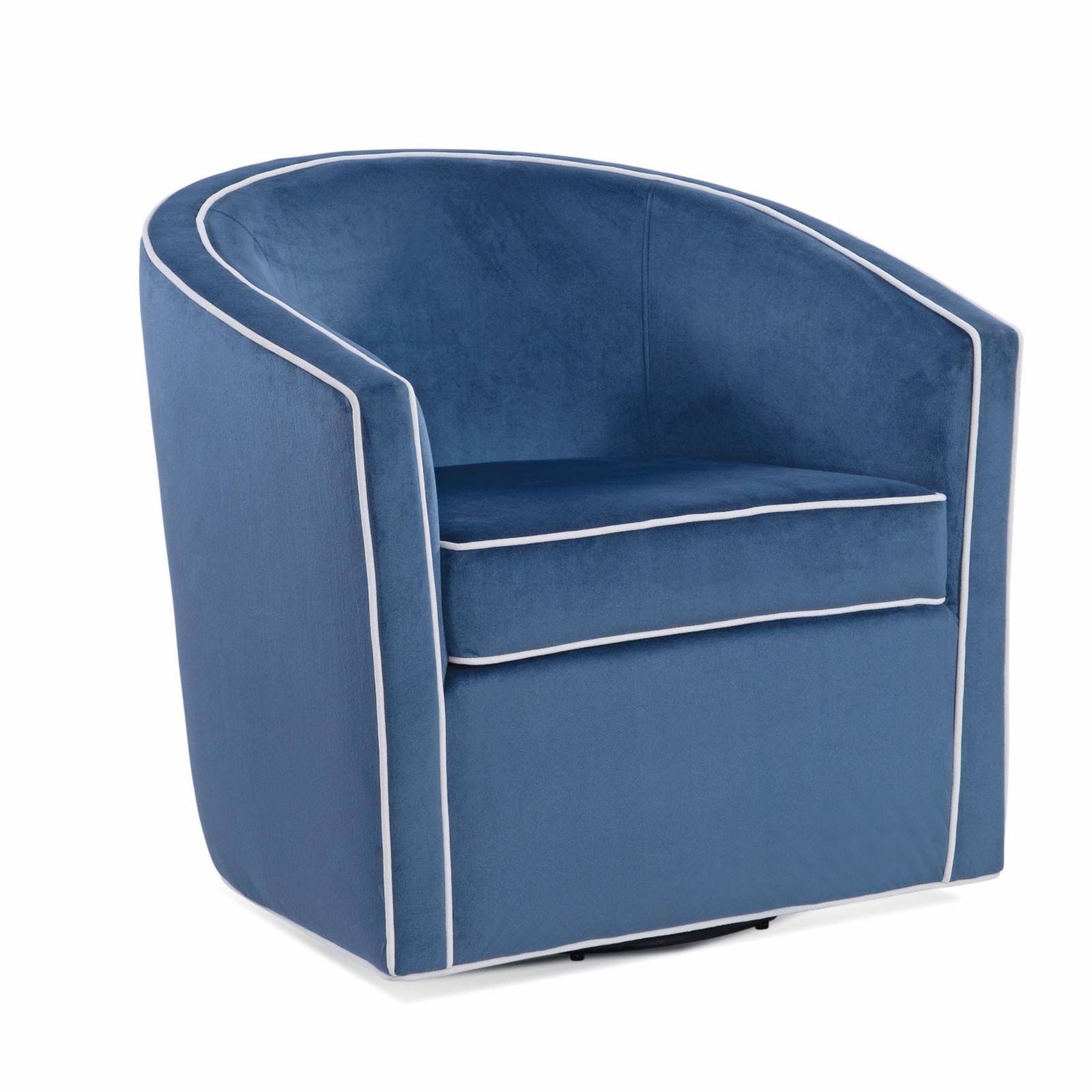 Comfort Pointe Keely Blue Swivel Chair WGL1s