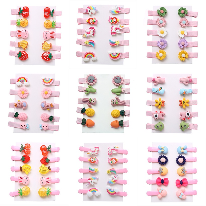 Childrens Cute Korean Hair Clips Set WGL1s