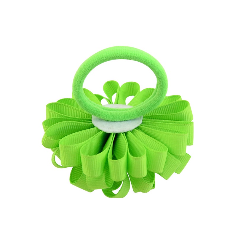 Fashion Korean Style Childrens Flower Ball Hair Ring Set WGL1s