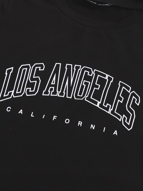 Letter Graphic Bodycon Dress