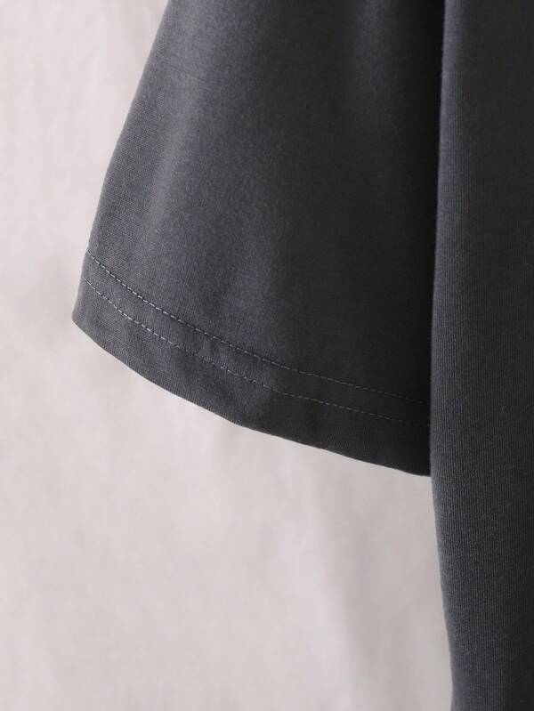 Desert & Letter Print Tee