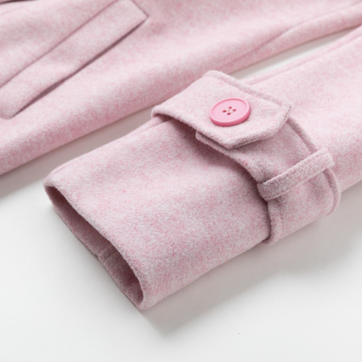 Women's Wool Blend Coat Winter Coat Long Overcoat Double Breasted Lapel Pea Coat Thermal Warm Windproof Trench Coat with Pockets Sping Elegant Slim Fit Lady Jacket Fall Long Sleeve Gray Pink