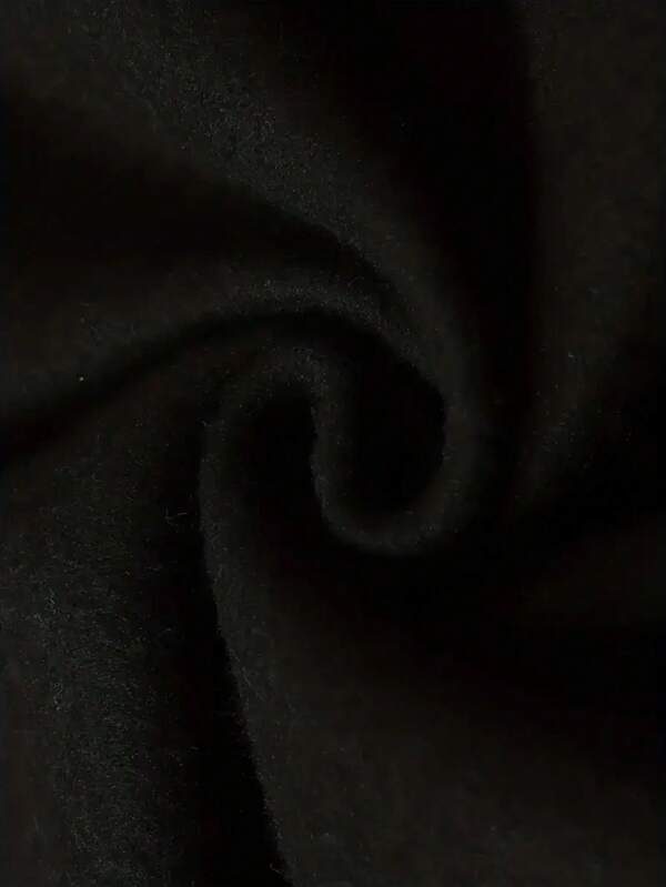 Men Spider Print Zip Up Thermal Lined Hoodie